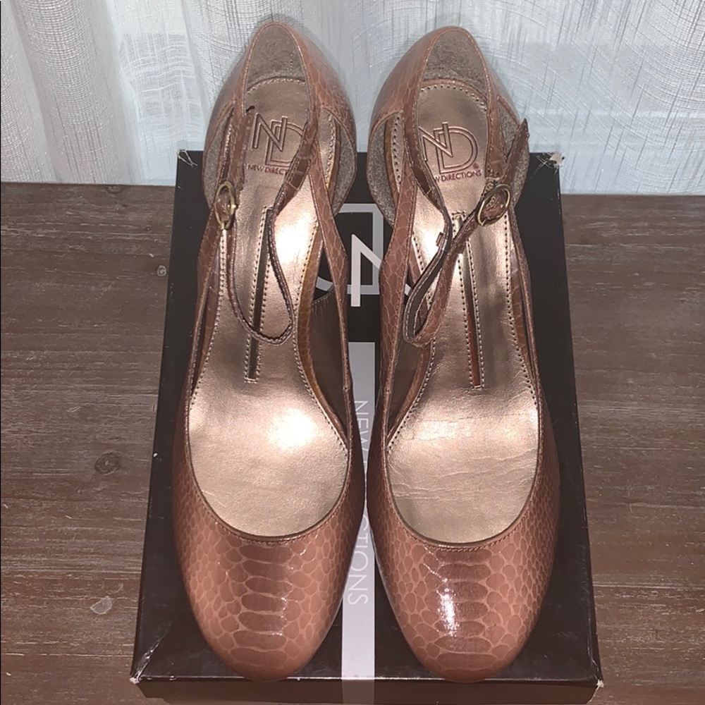 New Direction Snake skin Heels